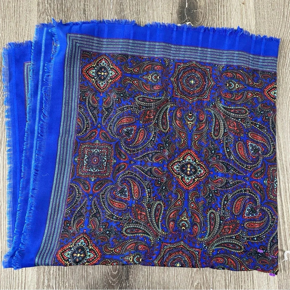 Made in Italy scarf versatile for head wrap, purse, belt, neck